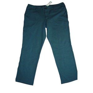 41 Hawthorn (Stitch Fix) Dark Green Peterson Ponte Straight Leg Pant, Size 16